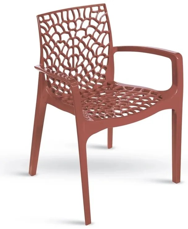 Stima Plastové kreslo GRUVYER Vyberte odtieň ->: Bianco - Biela