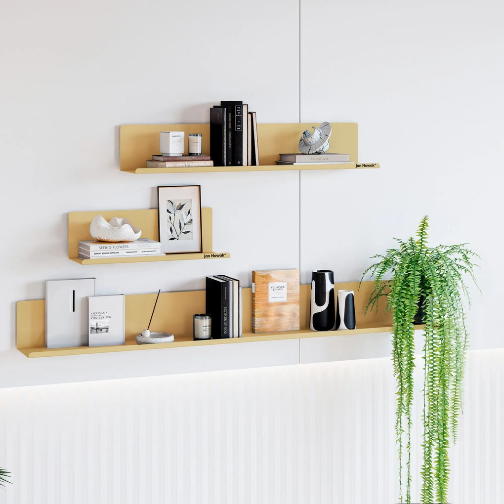 Poličky na stenu JOANNE 700 mm, Fresh Style: béžová