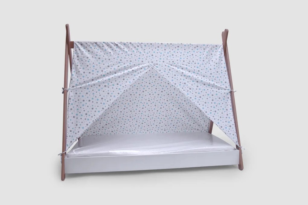 Detská posteľ TEEPEE Barva: postel 80x160 s látkou s puntíky