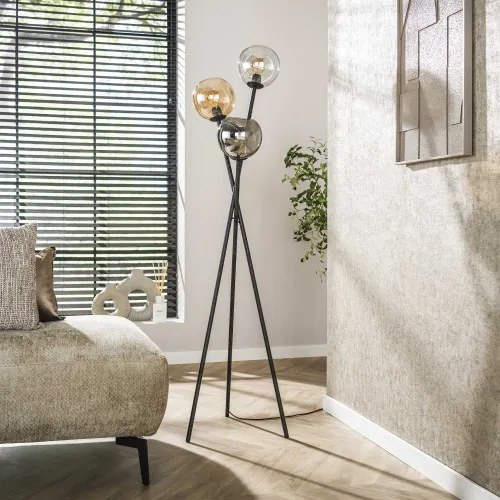 Stojaca lampa 78-76 Globe 3L Multicolour Glass  - Komfort-nábytok