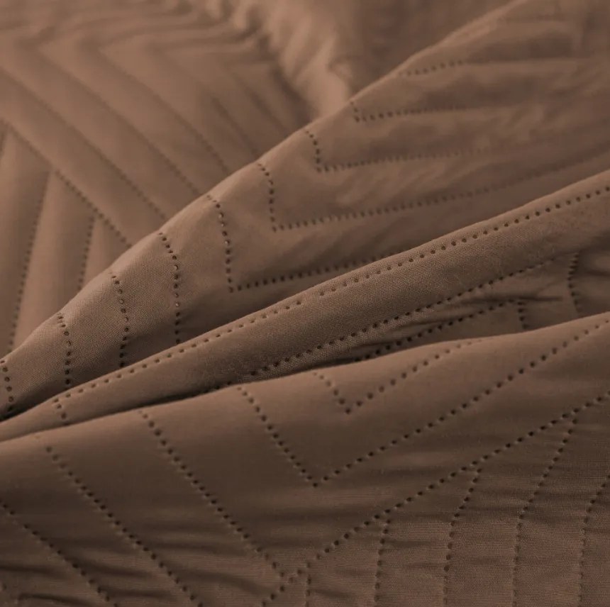 Prehoz na posteľ CALDERA, tmavo béžový Rozmer: 200 x 220 cm