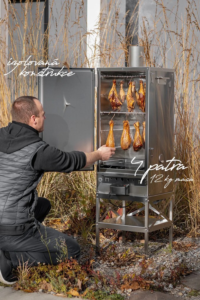 KAISER - OSEMDESIATKA, elektrická udiareň, nerez