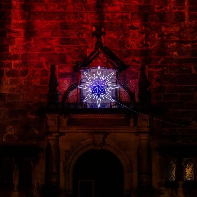 DECOLED LED hadice 50 m, modrá, 1500 diod, IP44 Easy Fix