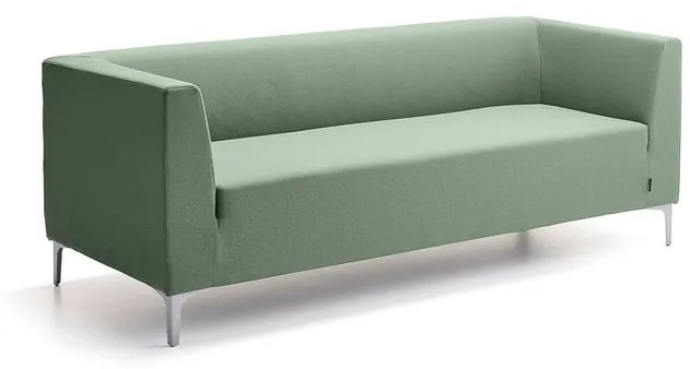 Pohovka CASUAL, 3-miestna, látka CURA, tmavozelená