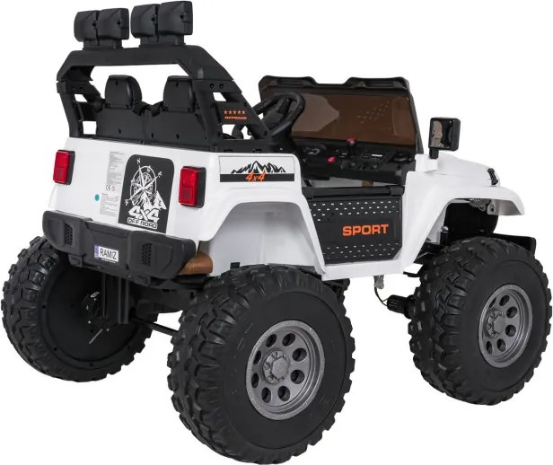 Elektrické autíčko Extreme Sport 4x4 biele