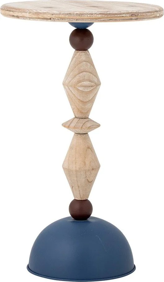 Okrúhly odkladací stolík z jedlového dreva ø 30 cm Mannelli – Bloomingville