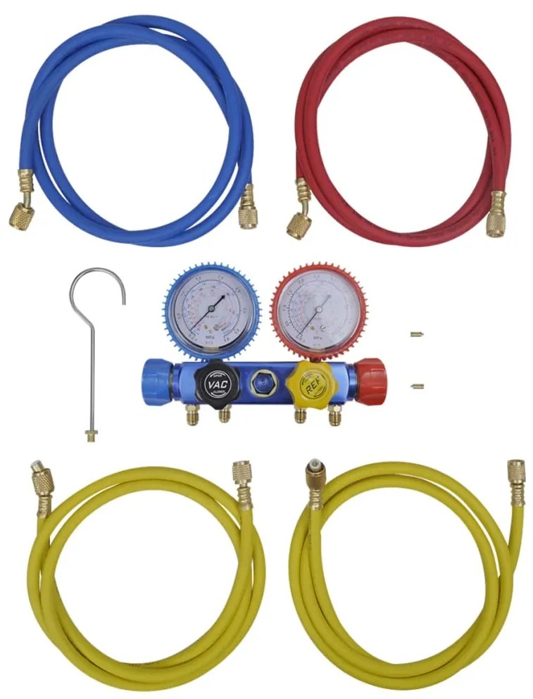 Jednoúrovňové vákuové čerpadlo so 4-cestným potrubným meradlom