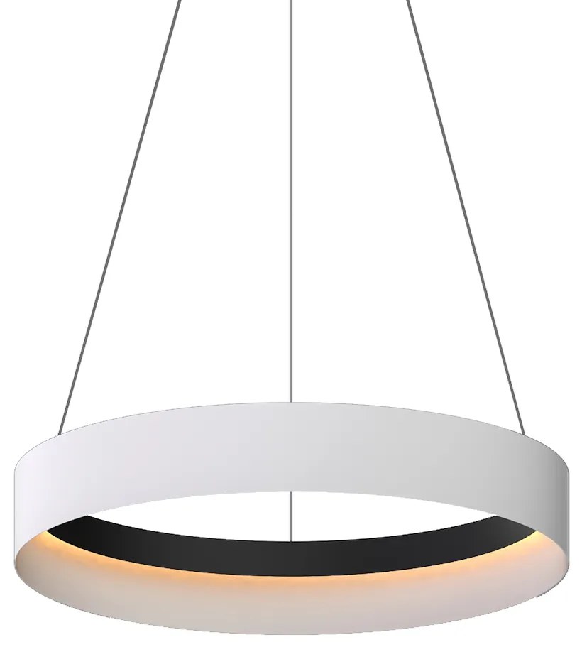 Závesné LED svietidlo Orbita, 1x LED 52w, 4000k, w/b