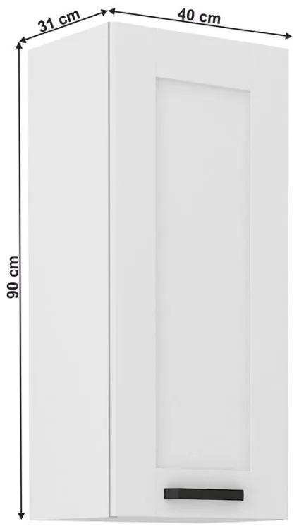 Kondela Horná skrinka, biela, LULA 40 G-90 1F