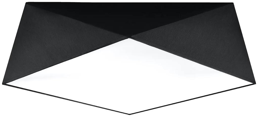 Sollux stropné svietidlo prisadené HEXA 45 čierne SL.0693