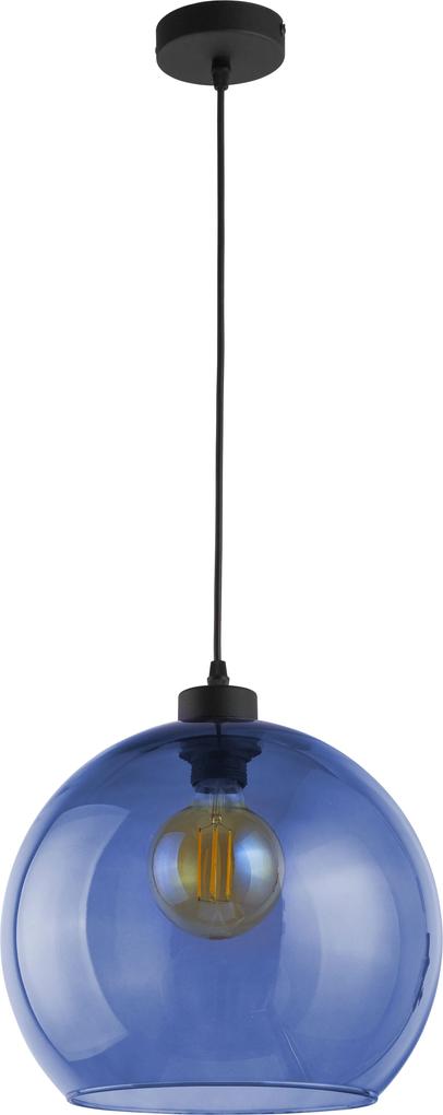 TK-LIGHTING Závesné osvetlenie CARMELO, 1xE27, 60W, 30cm, okrúhle, fialové sklo
