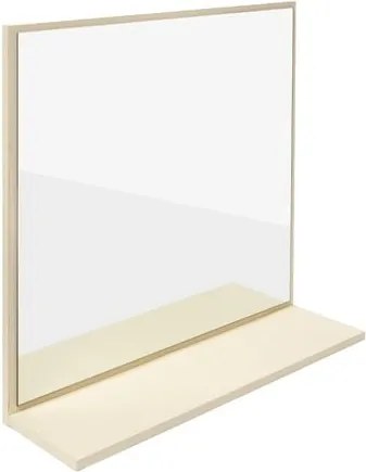 Ceramia Easy zrkadlo s poličkou 60x61,5 cm jasmín EASYZRCJ