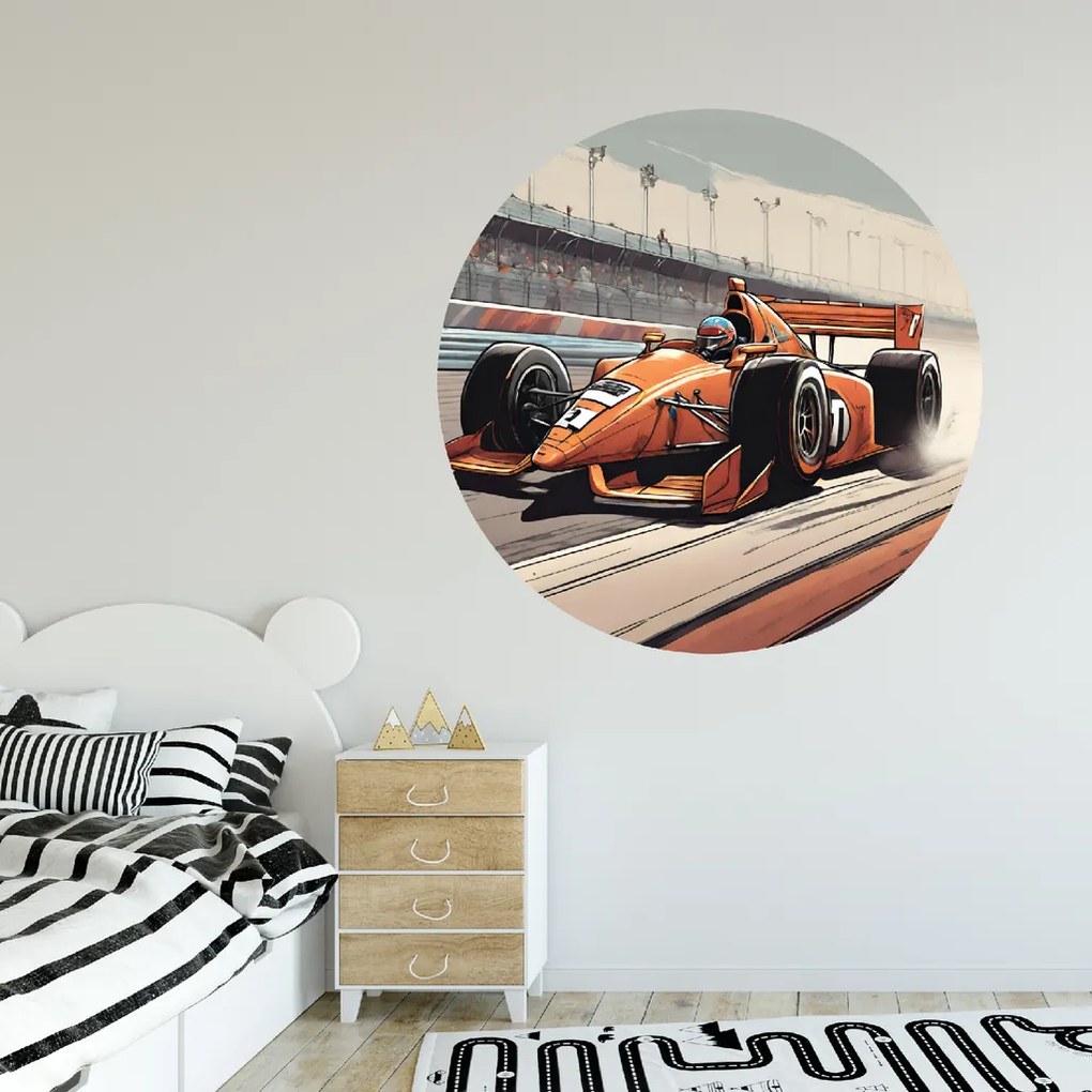 100x100cm Formula - textilná nálepka na stenu Veľkosť: 100 cm