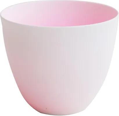 Svietnik NEON P:7,2 cm V: 6,4 cm ružovo biely, Asa Selection, keramika, P: 7,2 cm V: 6,4 cm, ružová, biela