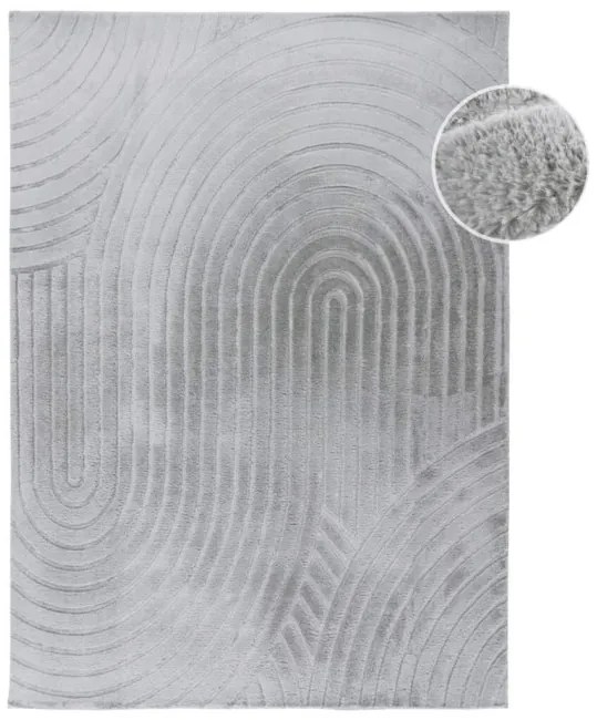 Koberec WAVES 501 sivý
