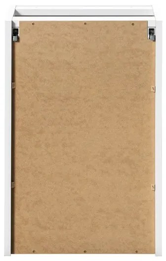 Závesná skrinka s košom na bielizeň Nova White 40 cm biela