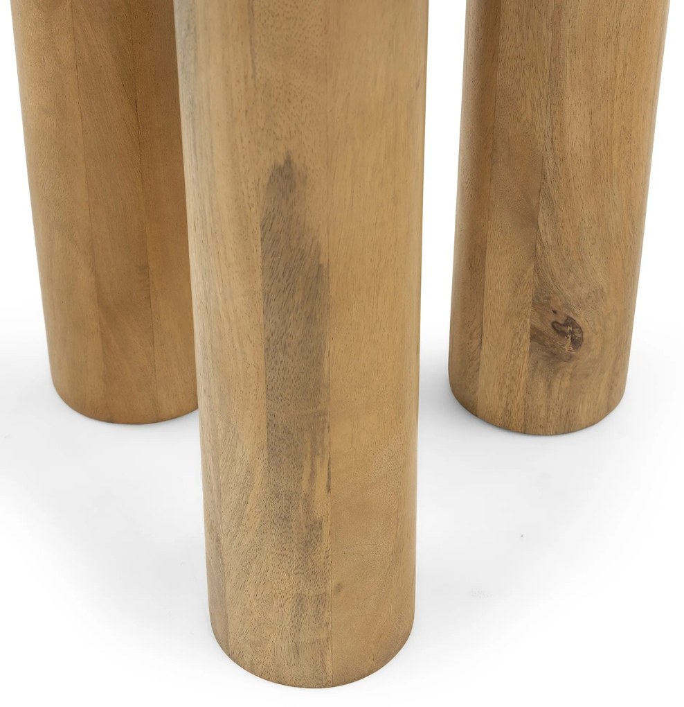 Odkládací stolek Limali 50 cm mangové dřevo hnědý