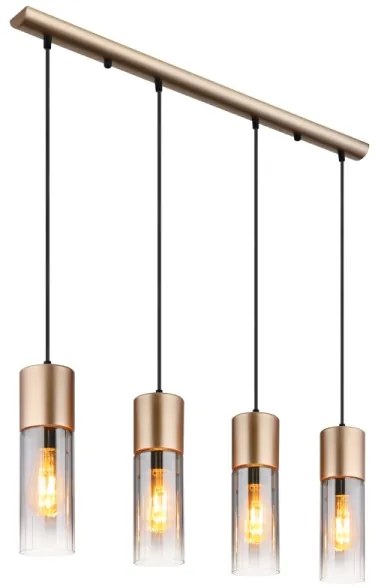 Globo 21000-4HCA - Závesný luster na lane ANNIKA 4xE27/25W/230V