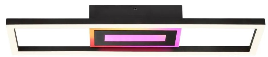 Brilliant-LED RGBW stmievateľné stropné svietidlo BESSON LED/20W/230V 3000-6500K čierne+ DO