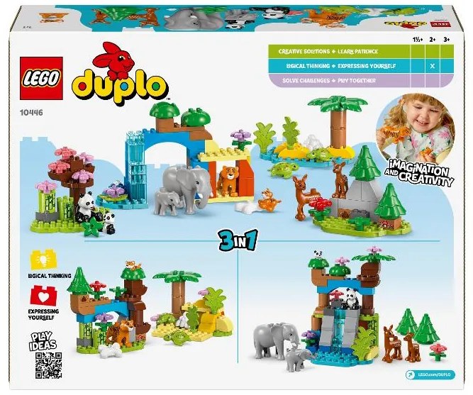 Lego®  Duplo®  10446 Rodinky divokých zvierat 3 v 1  (100396754)