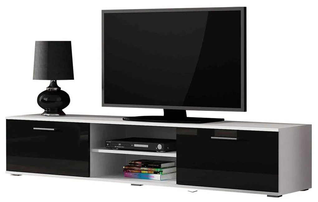 TV stolík 180 Boho B3, Farby: dub lefkas / dub lefkas + čierna