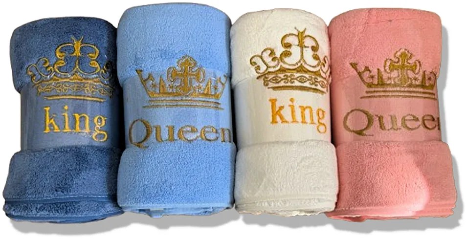Rýchloschnúca osuška Queen a King 4 ks 70x140 cm