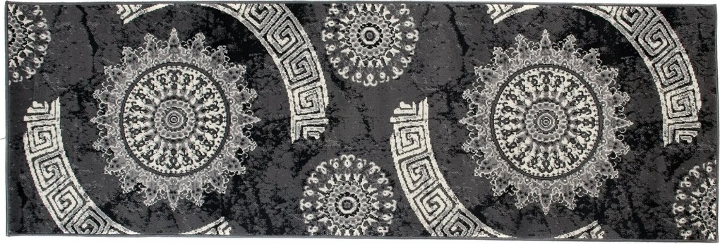 Behúň TAPIS Rosette - tmavo šedý