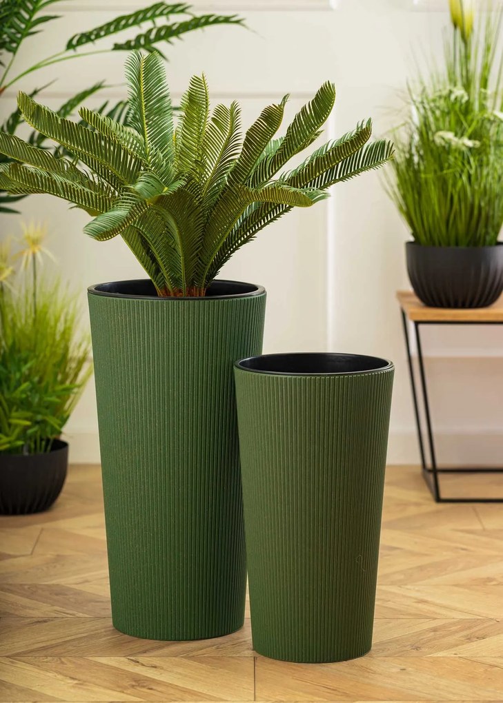 Súprava 2 kvetináčov URBANICA ECO zelená