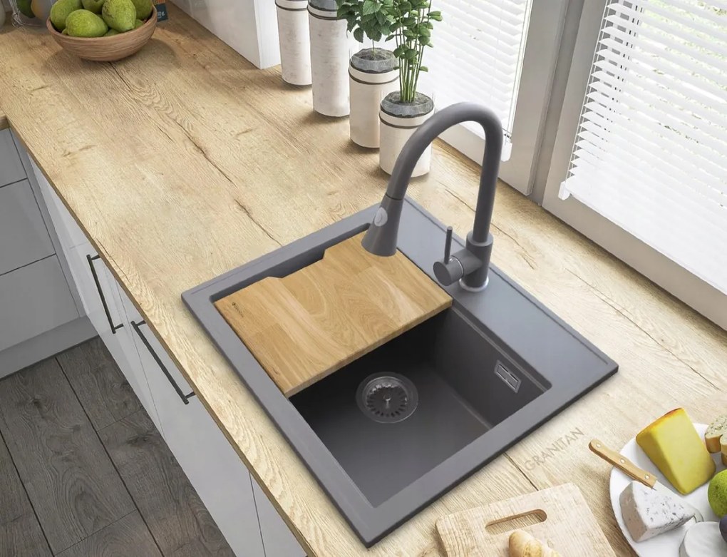 SINK Quality Sink Quality, buková drevená doska na krájanie 245x345 mm, hnedá, SKQ-CB.240x348