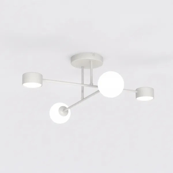 Prisadený luster HOLON 2xG9/8W/230V + 2xGX53/12W šedý