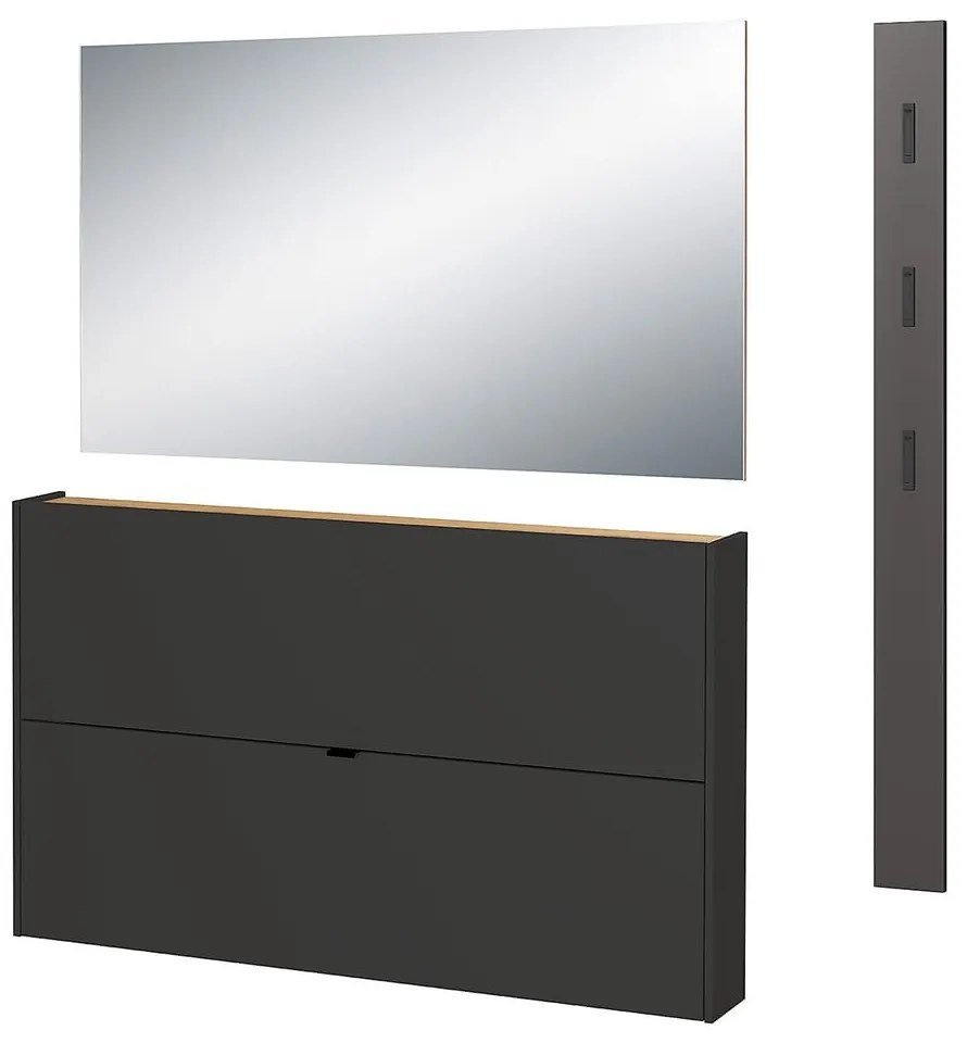 Antracitová predsieňová zostava Ameca – Germania