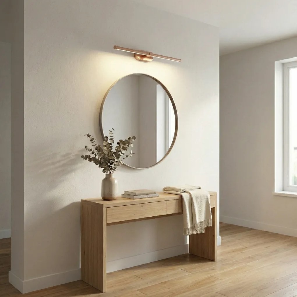 Toolight Toolight, LED nástenné svietidlo 40cm, 13W, 4000K, 1000lm, APP1895-1W, medená matná, OSW-66050
