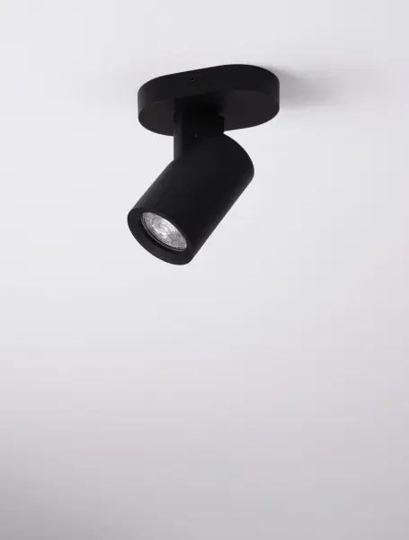 Minimalistické bodové svietidlo Esto Čierna