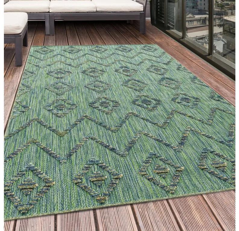 Ayyildiz Kusový koberec BAHAMA 5152, Zelená Rozmer koberca: 120 x 170 cm