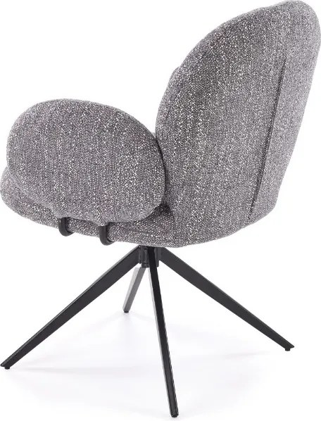 JEDÁLENSKÁ OTOČNÁ STOLIČKA IRIS ŠEDÁ