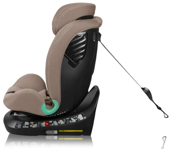 Lionelo - Otočná autosedačka s bázou BASTIAAN ONE i-Size 40-150 cm, piesková