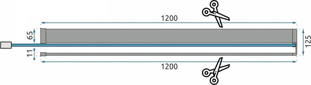 Bezrámová sprchová zastena REA BLER 110 cm + polica a vešiak EVO, čierna/transparent - bez vaničky