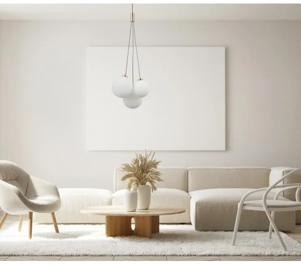 ITALUX PND-54456-3-HB - Luster na lanku PERLOS 3xG9/5W/230V