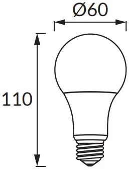 Strühm STRÜHM LED žiarovka ERSTE LED E27 10 W Warm White 2754