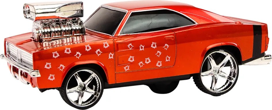 LEAN Toys Diaľkovo ovládaný 1:18 Drift 360 Svetlá Zvuky Červená