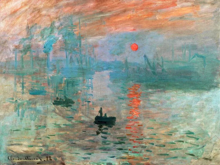 Obrazová reprodukcia Impression, Sunrise, Claude Monet