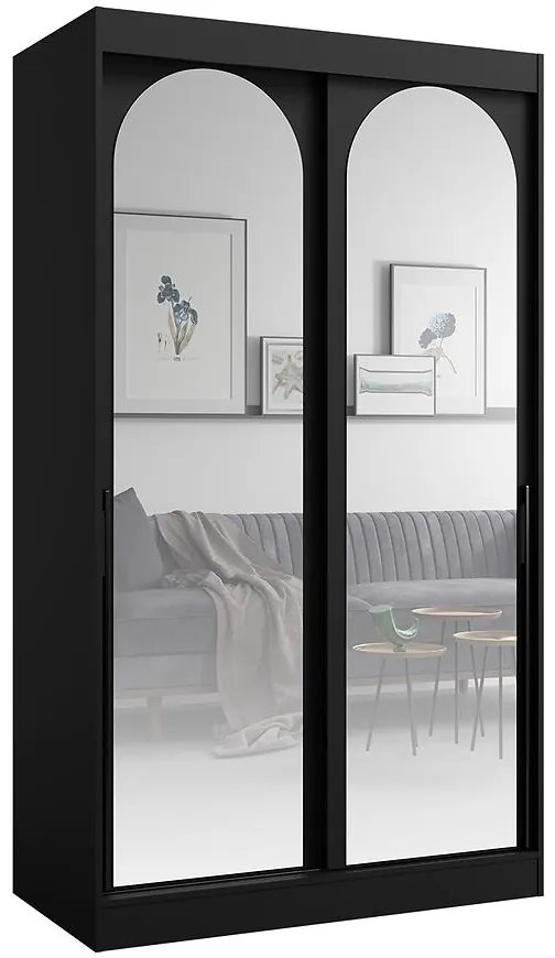 Skriňa 2d Modin 120 Čierna