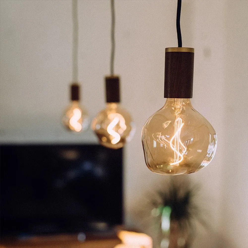 Teplá LED filamentová stmievateľná žiarovka E27, 2 W Voronoi I – tala