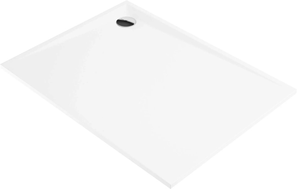 Deante Kerria Plus, obdĺžniková akrylátová vanička 120x90x3 cm, hĺbka 1,5cm, technológia Solid, biela, KTS_043B