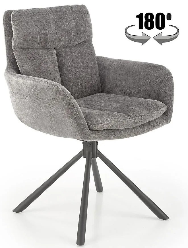 Stolička K495 sivá