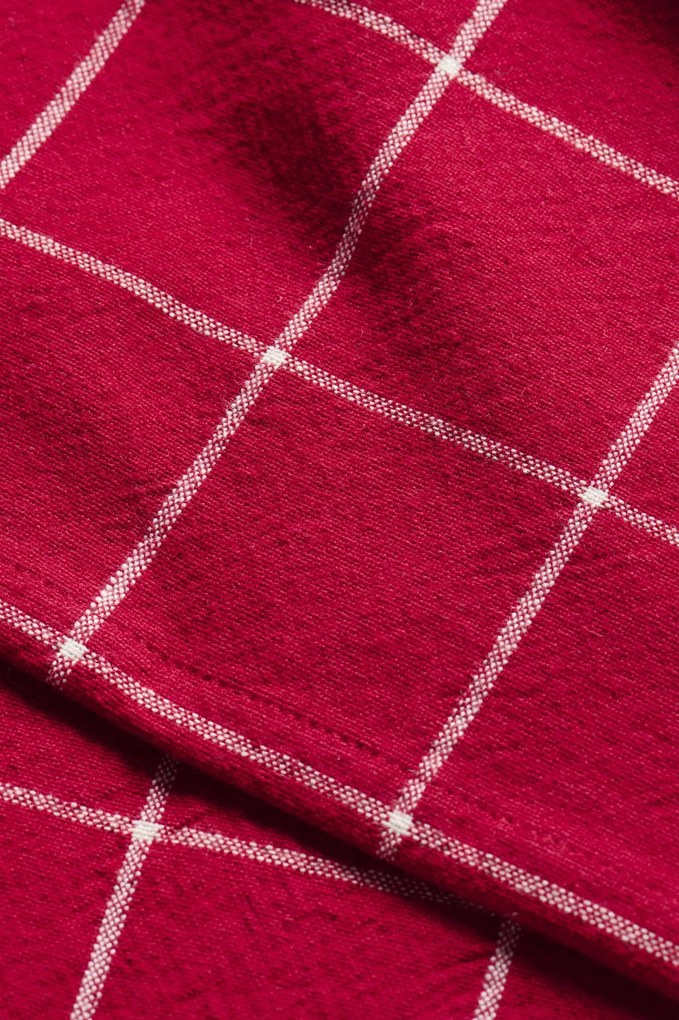 Ib Laursen Bavlnený obrus Silja Large Checks 150 × 250 cm