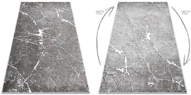 Koberec MATEO 8036/644 marmur - štrukturálny sivý
