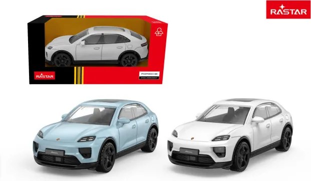 Model auta Porsche Macan 1:43 RASTAR biele
