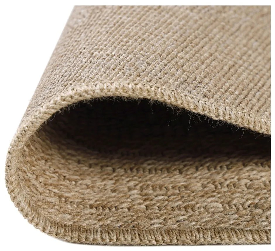 Čierno-béžový okrúhly vonkajší koberec ø 120 cm Comilla – Ayyildiz Carpets