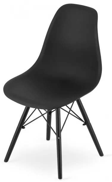 Set jedálenských stoličiek OSAKA čierne (čierne nohy) 4ks